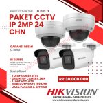 Pasang IP CCTV 24 Camera 2MP IR