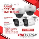 Pasang IP CCTV 8 Camera 2MP